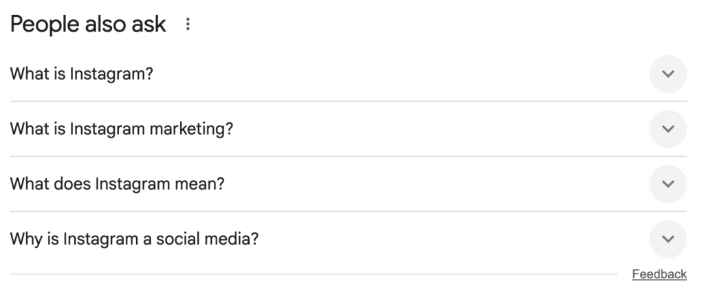 google search instagram