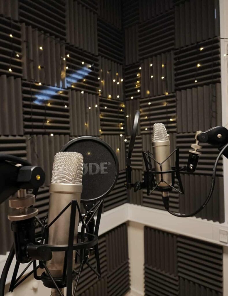 podcast udstyr mikrofon