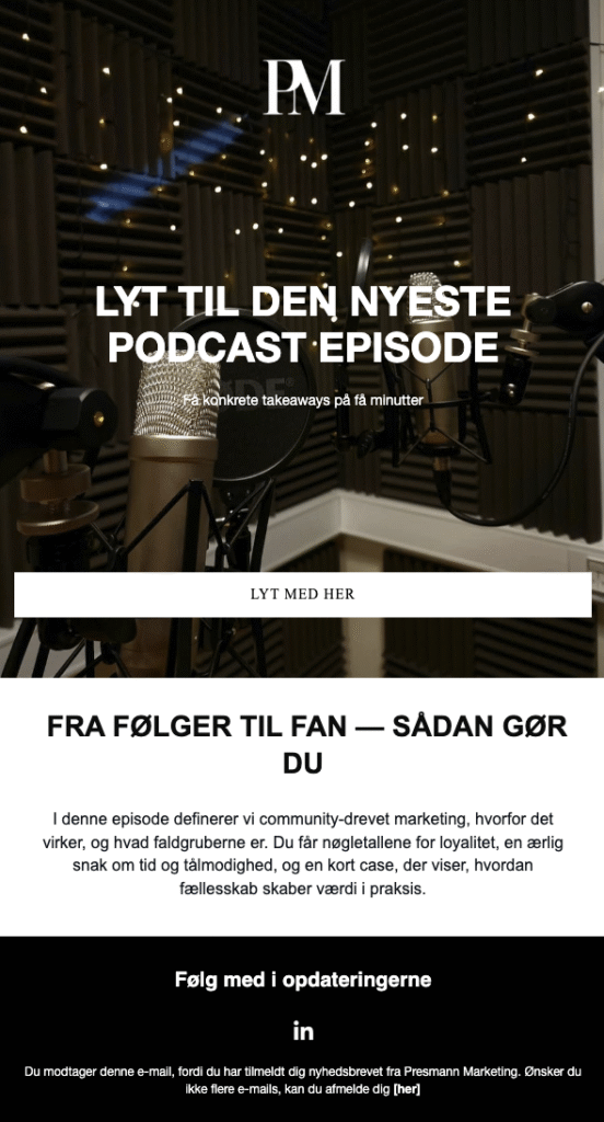 podcast mail klaviyo