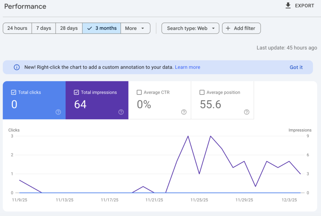 google search console